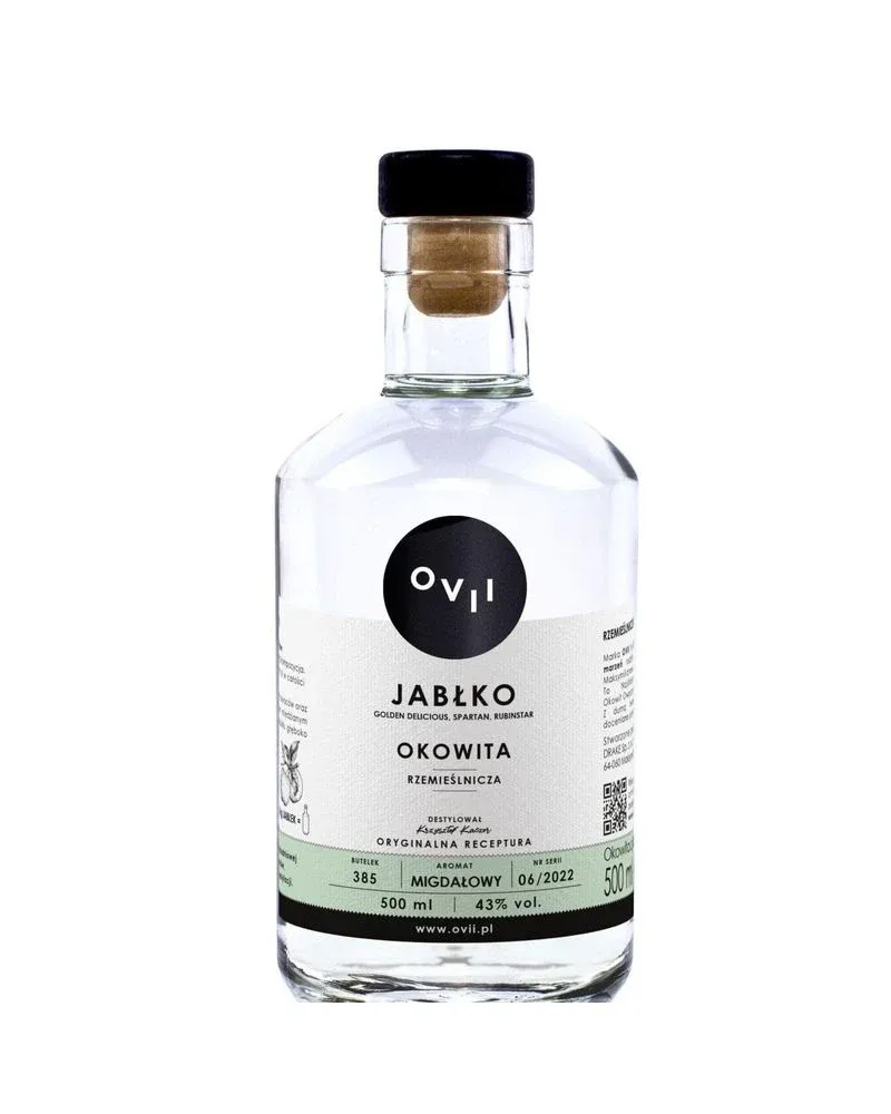 Butelka OVII okowita z jabłek, 500 ml